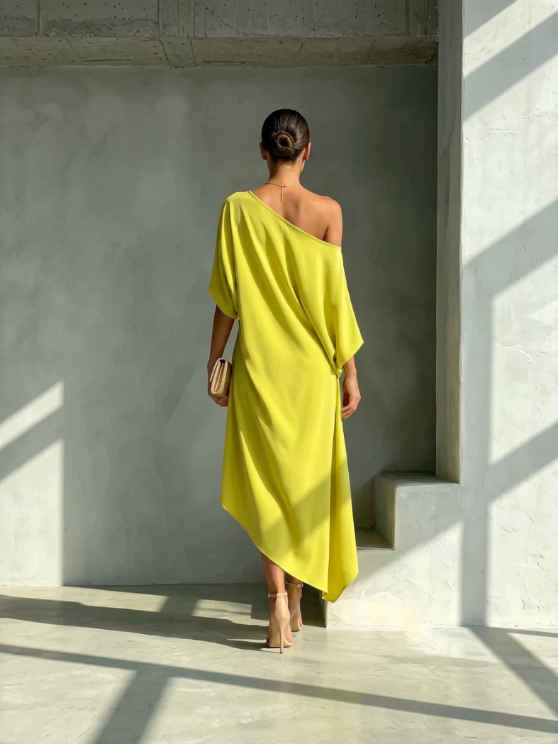 Kamila | Elegantní asymetrické šaty