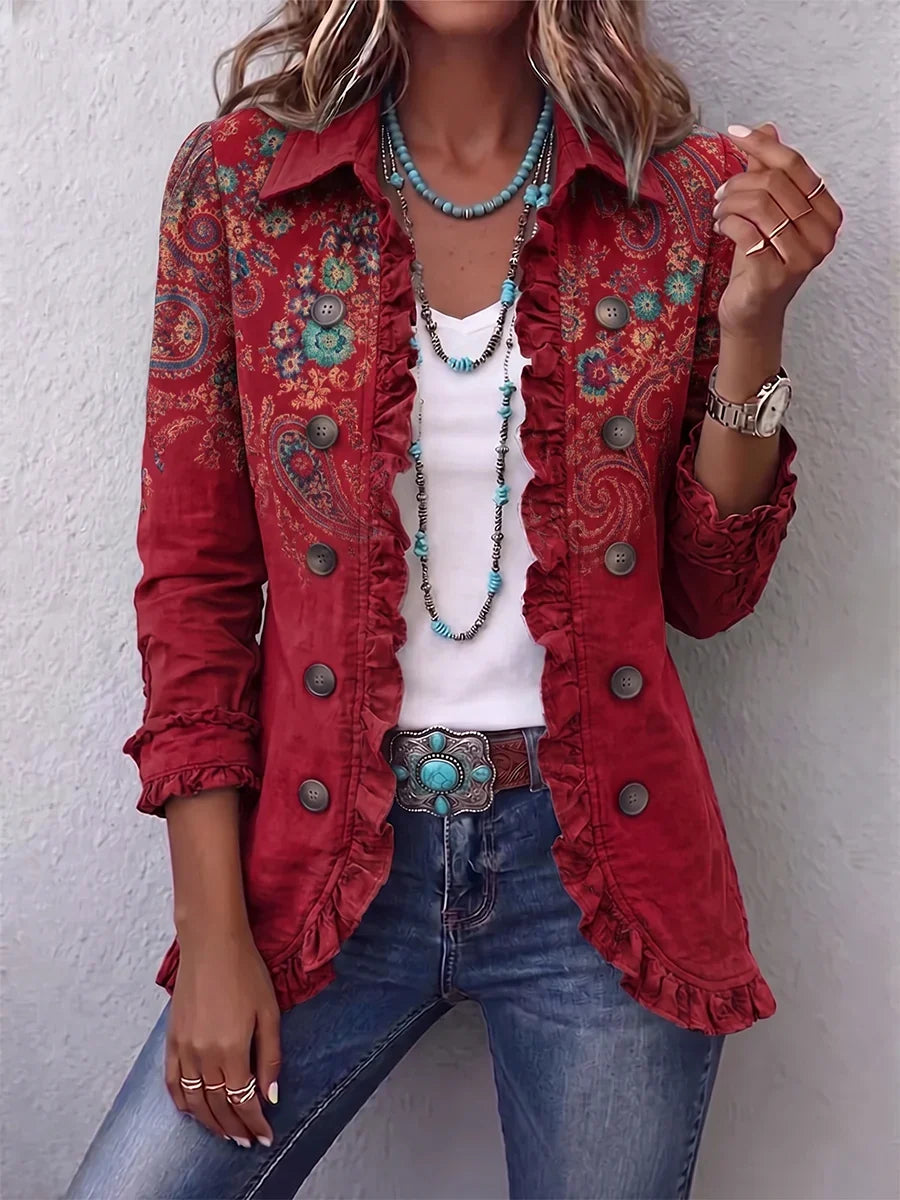 Valentýna | Boho sako se vzorem paisley