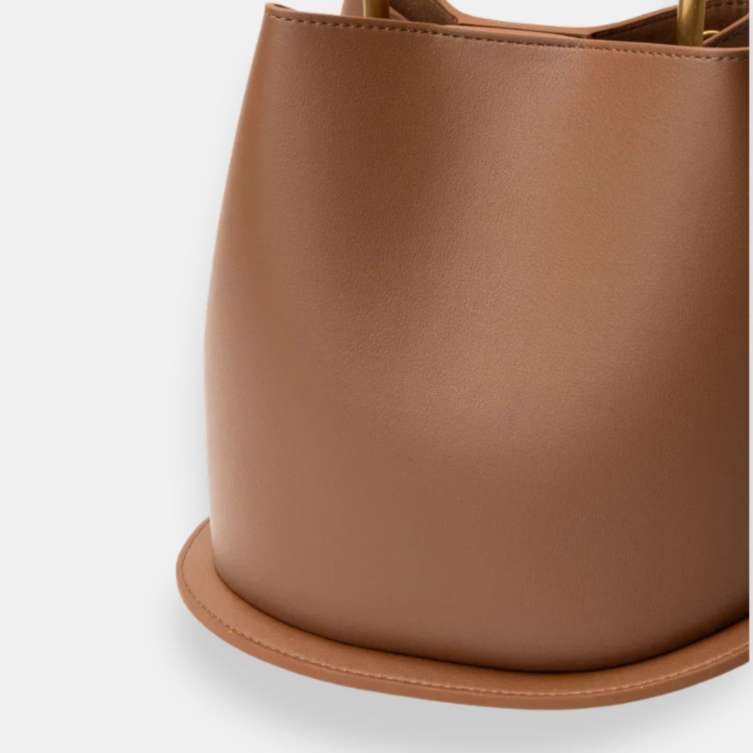 Zlatka | Bucket kabelka se zlatým poutkem
