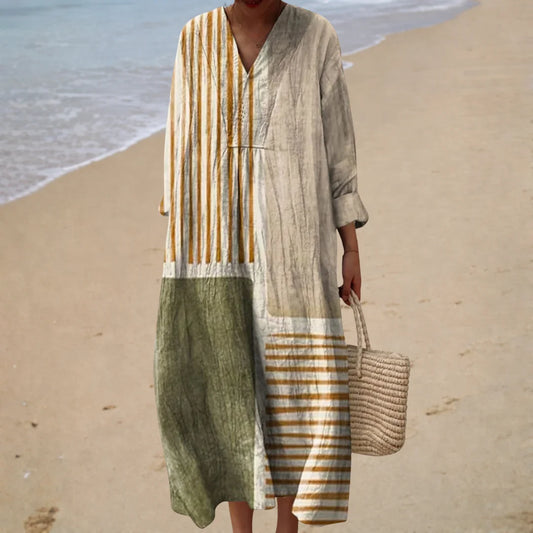Jana™ | Colorblock midi šaty