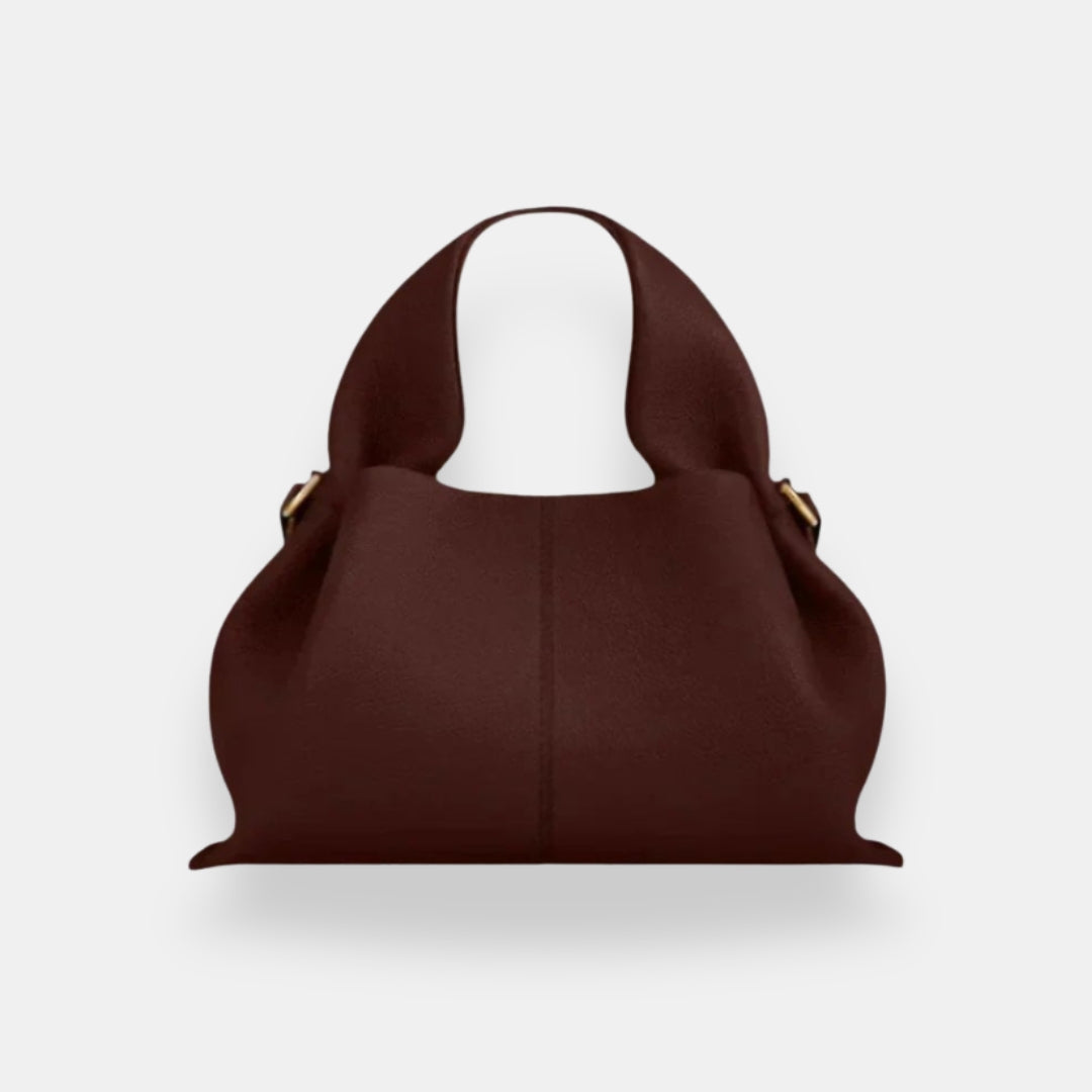 Theodora | Sochařsky tvarovaná kabelka se zlatým poutkem