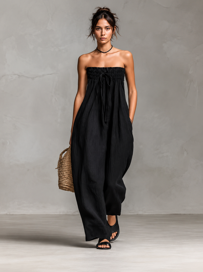 Nina | Elegantní overal bez ramínek
