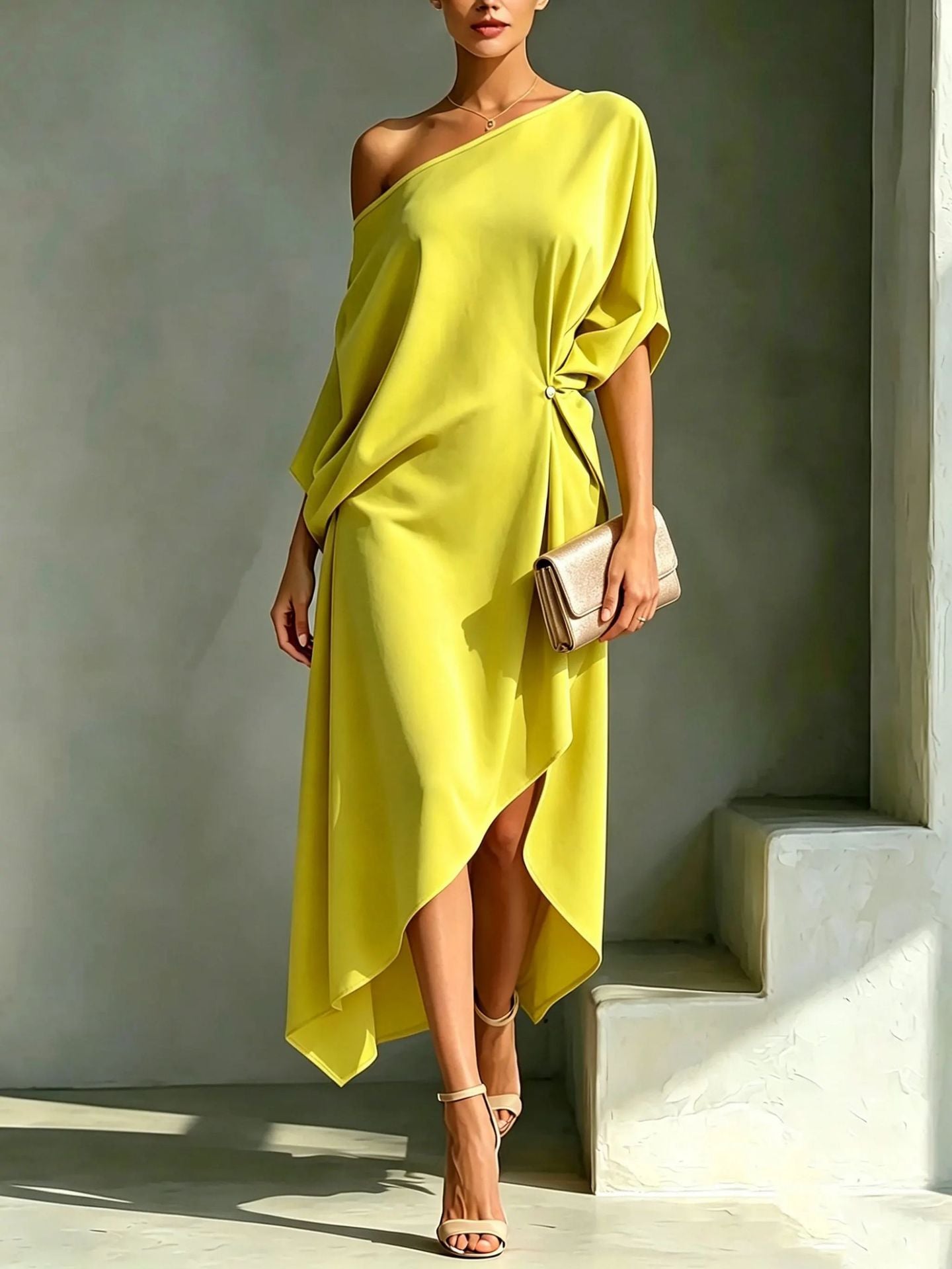 Kamila | Elegantní asymetrické šaty