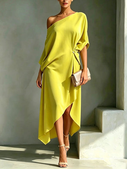 Kamila | Elegantní asymetrické šaty