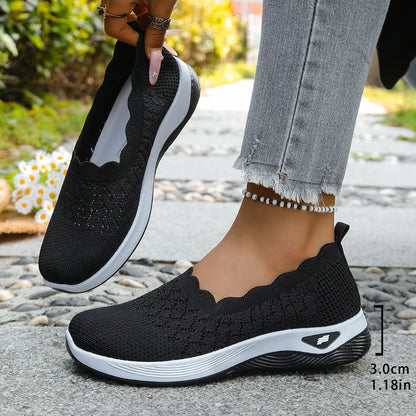 Obláček - Prodyšné slip-on tenisky s vroubkovaným lemem