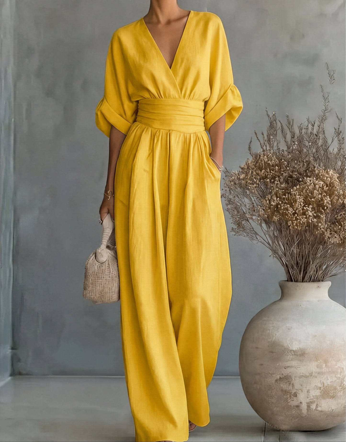 Eliška | Elegantní splývavý overal