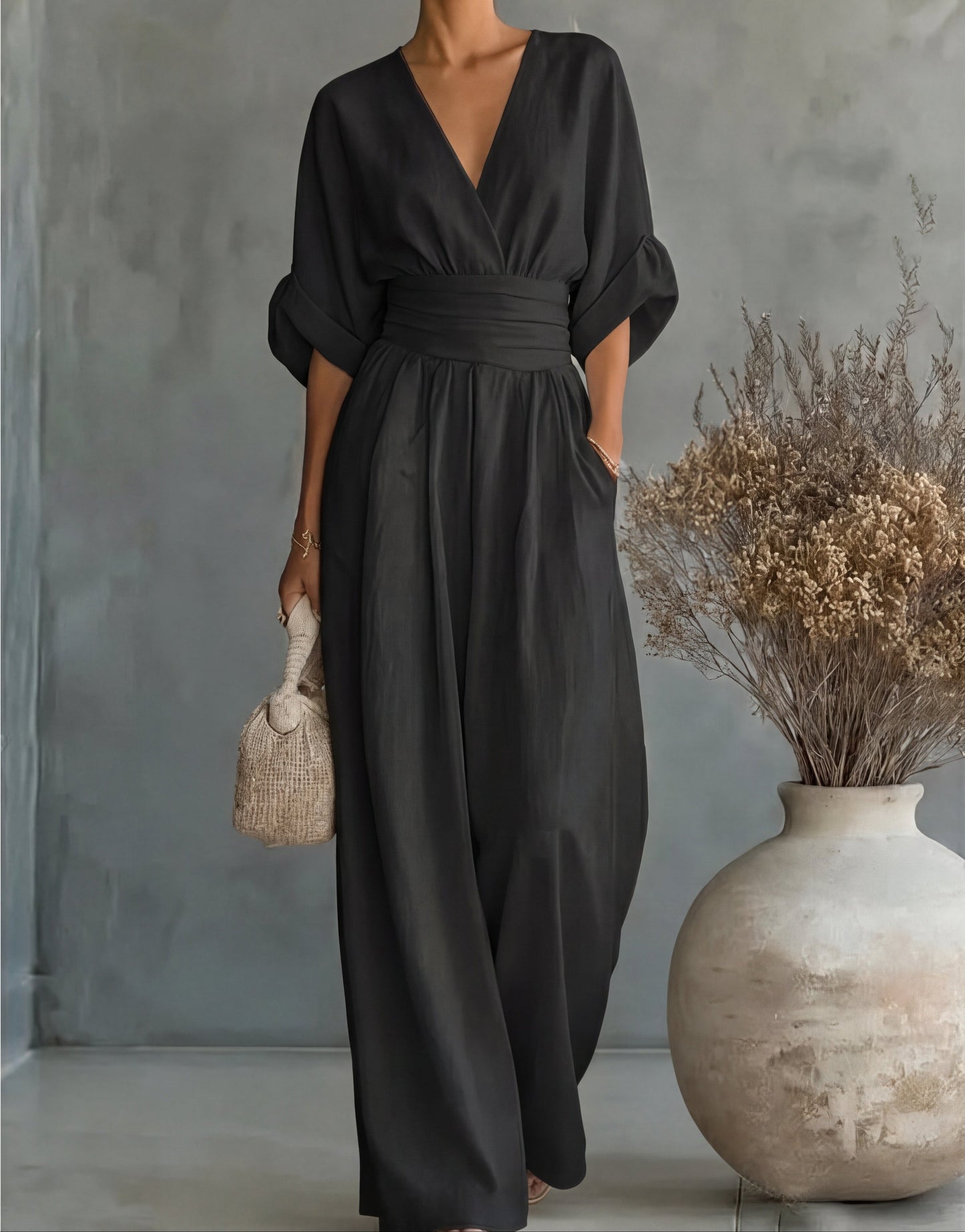 Eliška | Elegantní splývavý overal