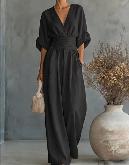 Eliška | Elegantní splývavý overal