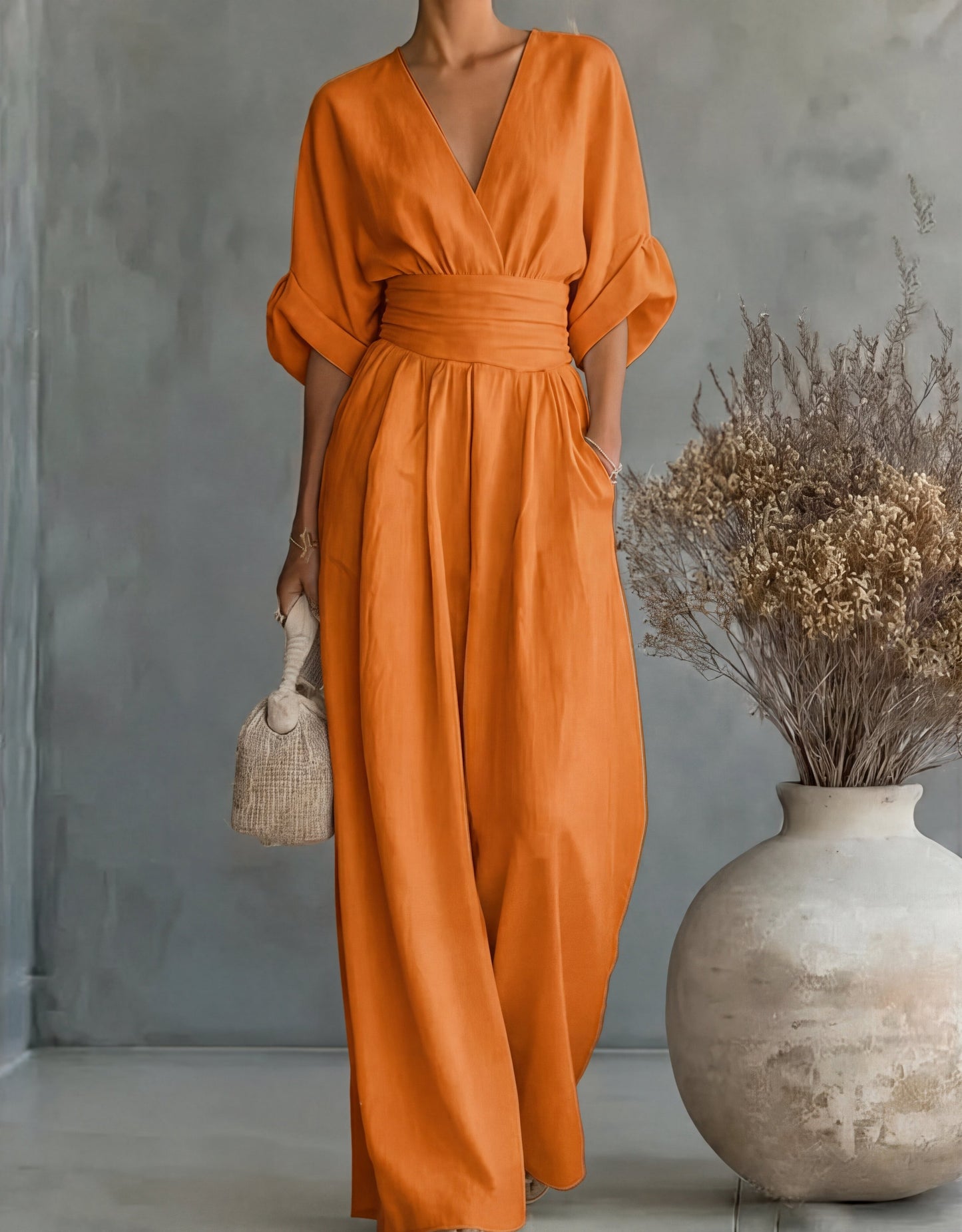 Eliška | Elegantní splývavý overal