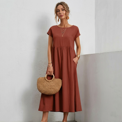 Eliška | Elegantní splývavé šaty