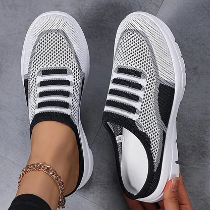 Leona | Prodyšné slip-on tenisky z mesh materiálu