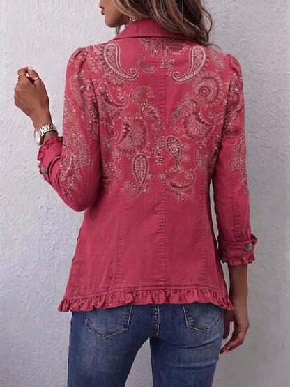 Anežka | Vintage sako se vzorem paisley