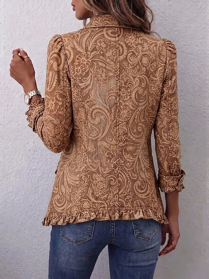 Judita | Vintage boho sako s květinami
